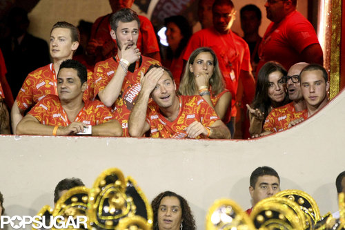 Jude Law was in good spirits as he watched the carnival parade from the Sambadrome in Rio de Janeiro in 2011.
Jude Law was in good spirits as he watched the carnival parade from the Sambadrome in Rio de Janeiro in 2011.