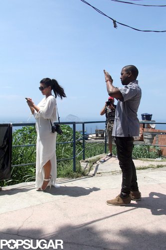 Kanye Skips the Grammys to Sightsee With Kim and Will Smith Kanye Skips the Grammys to Sightsee With Kim and Will Smith