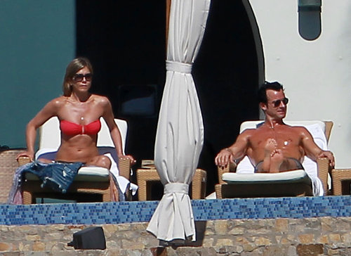 Jennifer Aniston and Justin Theroux soaked up the rays in Cabo in December 2012.
Jennifer Aniston and Justin Theroux soaked up the rays in Cabo in December 2012.