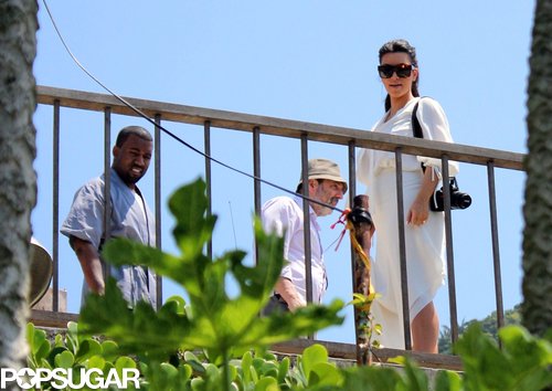 Kanye Skips the Grammys to Sightsee With Kim and Will Smith Kanye Skips the Grammys to Sightsee With Kim and Will Smith