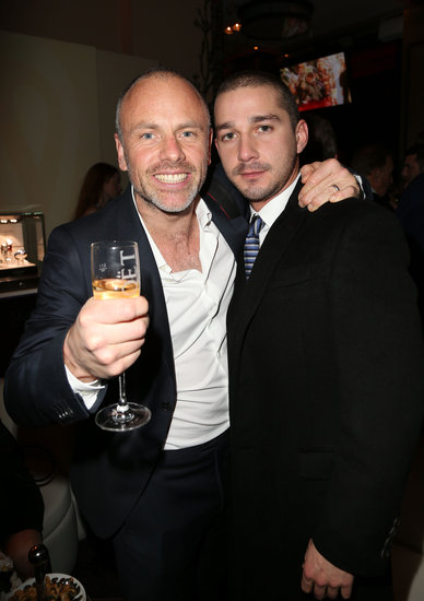 Shia LaBeouf hung out with Fredrik Bond at a reception for The Necessary Death of Charlie Countryman on Saturday in Berlin.
Shia LaBeouf hung out with Fredrik Bond at a reception for The Necessary Death of Charlie Countryman on Saturday in Berlin.