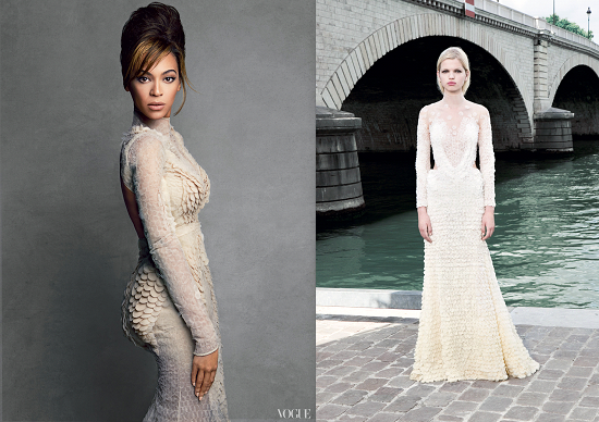 Beyonce Knowles Vogue March 2013 Look 6 Givenchy Couture Beyonce Knowles Style