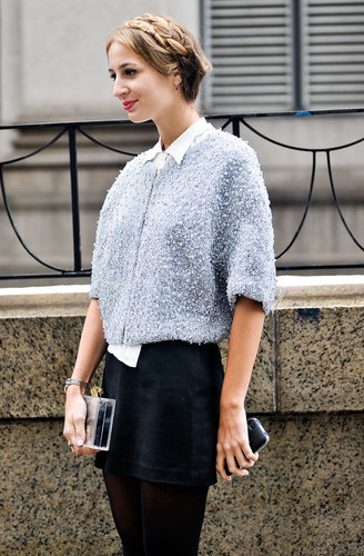 A rainy day calls for some strategic updos, and a milkmaid braid is the perfect pick.
A rainy day calls for some strategic updos, and a milkmaid braid is the perfect pick.