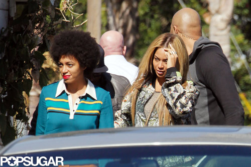 Solange Knowles and Beyonce Knowles spent time together in LA.
Solange Knowles and Beyonce Knowles spent time together in LA.
