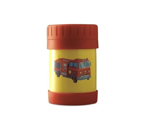 The fire truck isn't the only thing containing the heat, thanks to this double-wall insulated food container ($22).
The fire truck isn't the only thing containing the heat, thanks to this double-wall insulated food container ($22).