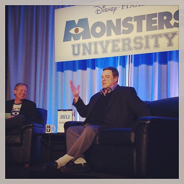 John Goodman reprises his role as James P. Sullivan in the upcoming Monsters University. He presented a new clip from the film.
John Goodman reprises his role as James P. Sullivan in the upcoming Monsters University. He presented a new clip from the film.
