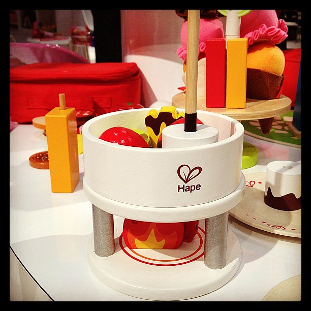 We loved Hape's wooden fondue set!
We loved Hape's wooden fondue set!