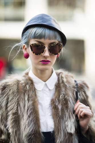 Don't be afraid of pigment! Stella Rose paired her pastel hair with a punchy pink lipstick for an all-around gorgeous look.
Source: Le 21ème | Adam Katz Sinding
Don't be afraid of pigment! Stella Rose paired her pastel hair with a punchy pink lipstick for an all-around gorgeous look.
Source: Le 21ème | Adam Katz Sinding