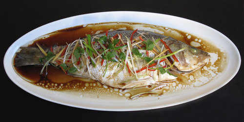 Steamed Whole Fish Steamed Whole Fish