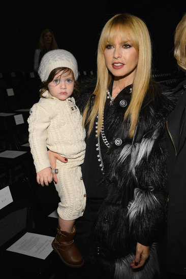 Rachel Zoe brought her son Skyler along to her runway show on Wednesday.
Rachel Zoe brought her son Skyler along to her runway show on Wednesday.