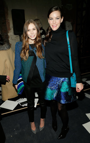 Elizabeth Olsen and Liv Tyler posed together at the Proenza Schouler show in February 2013.
Elizabeth Olsen and Liv Tyler posed together at the Proenza Schouler show in February 2013.