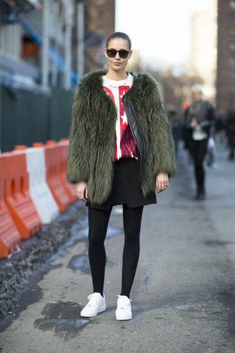 A statement-making fur is well-suited to practically any outfit — even an understated t-shirt and skirt.
Source: Le 21ème | Adam Katz Sinding
A statement-making fur is well-suited to practically any outfit — even an understated t-shirt and skirt.
Source: Le 21ème | Adam Katz Sinding
