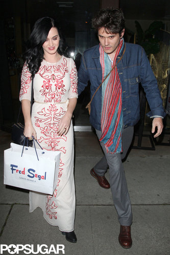 Katy Perry and John Mayer Have a Sweet Valentine's Date Katy Perry and John Mayer Have a Sweet Valentine's Date