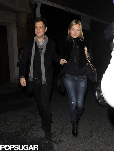 Kate Moss and Jamie Hince stepped out in London on Valentine's Day.
Kate Moss and Jamie Hince stepped out in London on Valentine's Day.