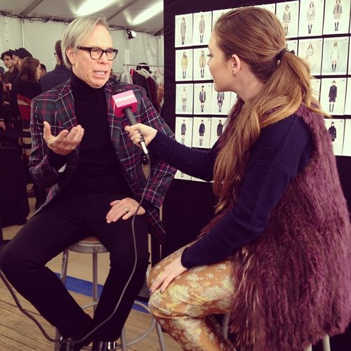 We interviewed Tommy Hilfiger before his Fall '13 show.
We interviewed Tommy Hilfiger before his Fall '13 show.