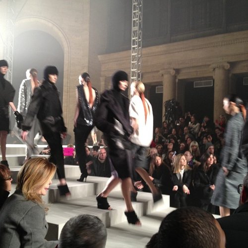 The finale at Alexander Wang.
The finale at Alexander Wang.
