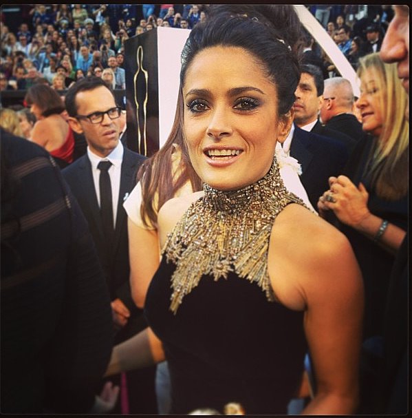 A close up look at Salma Hayek's smoky eye.
Source: Instagram user theacademy
A close up look at Salma Hayek's smoky eye.
Source: Instagram user theacademy