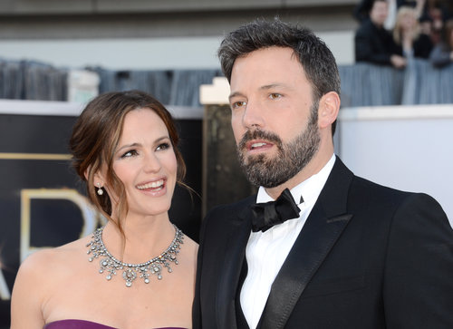 Jennifer Garner and Ben Affleck on the red carpet at the Oscars 2013.
Jennifer Garner and Ben Affleck on the red carpet at the Oscars 2013.