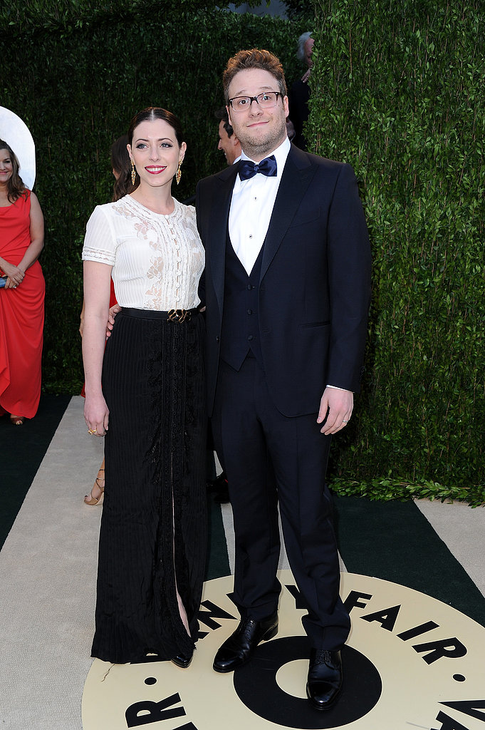 Lauren Miller and Seth Rogen arrived at the Vanity Fair Oscar Party on Sunday night.
Lauren Miller and Seth Rogen arrived at the Vanity Fair Oscar Party on Sunday night.