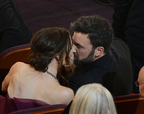 Ben Affleck and Jennifer Garner shared a kiss in their seats at the Oscars in February 2013.
Ben Affleck and Jennifer Garner shared a kiss in their seats at the Oscars in February 2013.