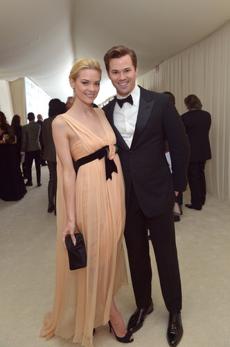 Jamie King and Andrew Rannells hung out at Elton John's Oscar party.
Jamie King and Andrew Rannells hung out at Elton John's Oscar party.