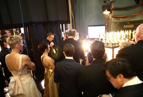 A candid moment captured at the 2013 Oscars.
A candid moment captured at the 2013 Oscars.