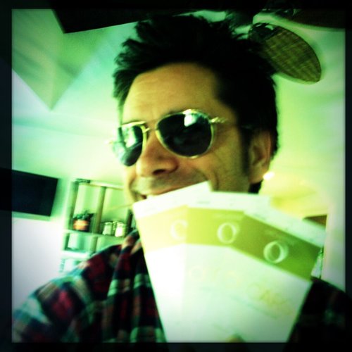 John Stamos showed off his golden tickets.
Source: Twitter user JohnStamos
John Stamos showed off his golden tickets.
Source: Twitter user JohnStamos