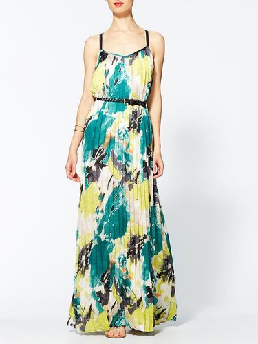 Sabine Santorini Pleated Maxi Dress