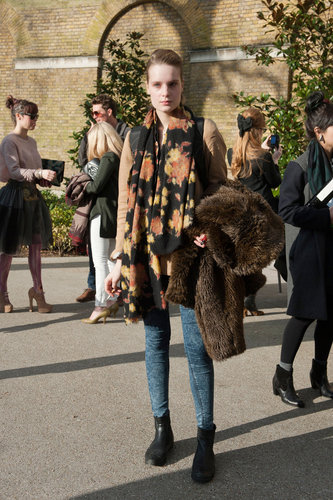 London Fashion Week Street Style Fall 2013 London Fashion Week Street Style Fall 2013