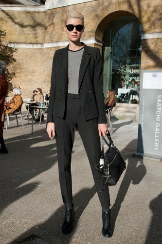 London Fashion Week Street Style Fall 2013 London Fashion Week Street Style Fall 2013