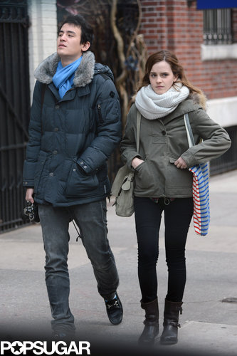 Emma Watson Shares Post-Valentine's Day PDA With Boyfriend Will Adamowicz Emma Watson Shares Post-Valentine's Day PDA With Boyfriend Will Adamowicz