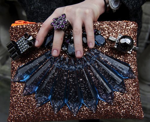There's no denying the snap-worthy appeal of this stunning sequined clutch.
There's no denying the snap-worthy appeal of this stunning sequined clutch.