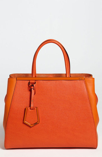 Fendi '2Jours Elite' Leather Shopper