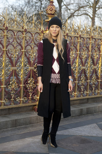London Fashion Week Street Style Fall 2013 London Fashion Week Street Style Fall 2013
