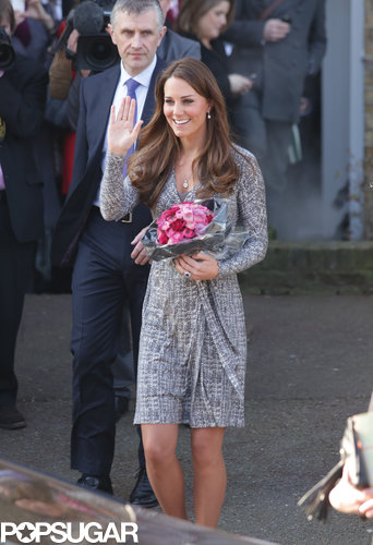 Kate Middleton Shows Her Baby Bump as She Gets Back to Royal Work! Kate Middleton Shows Her Baby Bump as She Gets Back to Royal Work!