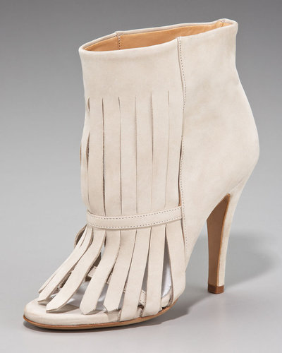 Maison Martin Margiela Suede Fringe Bootie