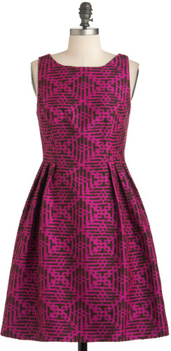 Eva Franco Rock the Block Print Dress