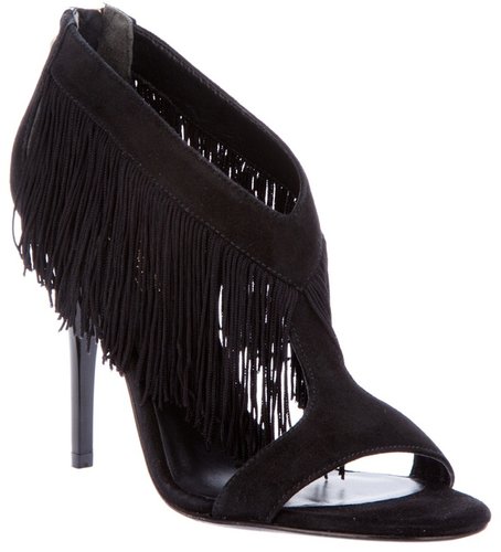 Pierre Balmain fringed sandal