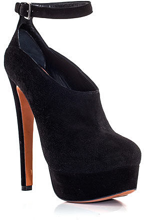 Azzedine Alaia Suede ankle-strap shoes