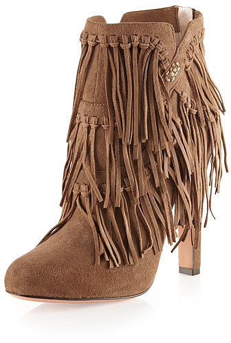 Jean-Michel Cazabat Pepe Fringe Ankle Boot, Nut
