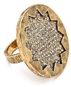 House of harlow 1960 Medium Sunburst Pave Ring