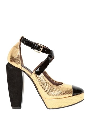 Marni - 130mm Ayer Patent Toe Pumps