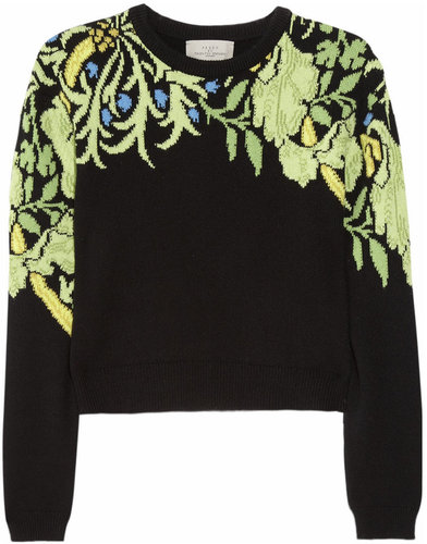 Preen Cropped cashmere sweater