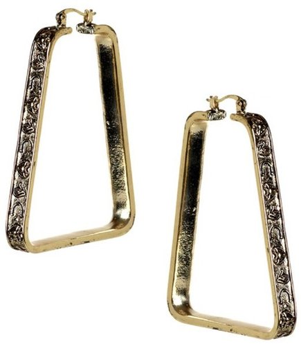 Belle Noel By Kim Kardashian Egyptian Symbol Trapezoid Earrings