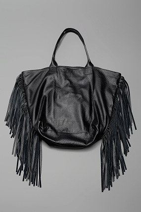 Donatienne Handbags Tawny Fringe Bag