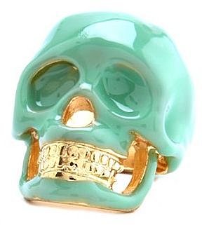 Halloween Enamel Skull Ring