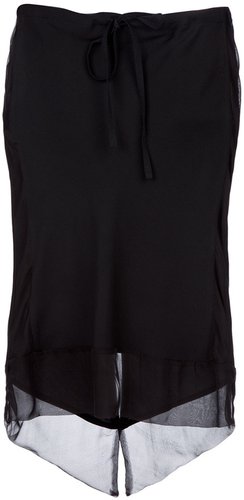 Ann Demeulemeester Drawstring skirt