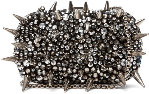 Giuseppe Zanotti Clutch in Pewter