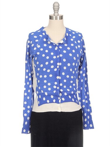YOSHI KONDO Polka Dot Doctor Cardigan