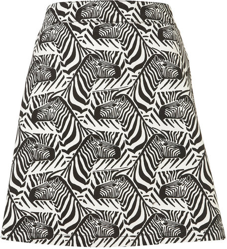 **Zebra Print Skirt by J.W. Anderson for Topshop